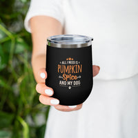 Pumpkin Spice Insulated Wine Tumbler